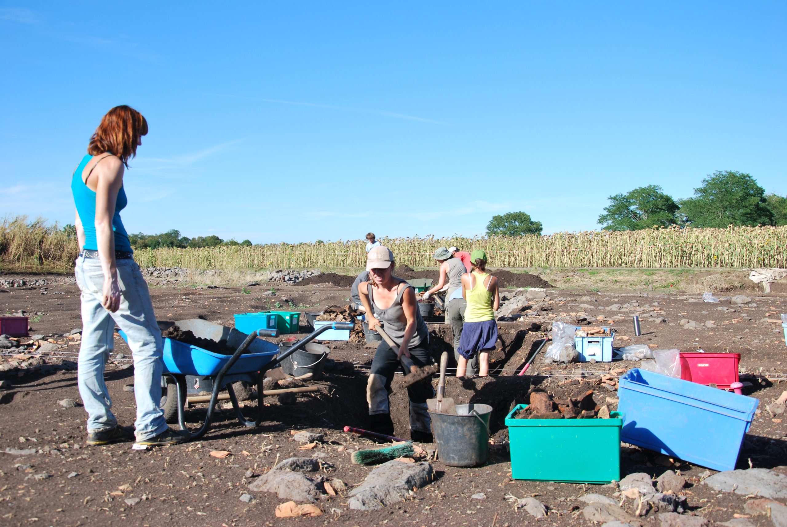 Devenir archéologue Chantier archéologique Auvergne Corent Luern